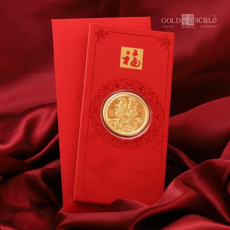 999 Gold 囍 Prosperity Red Packet Coin – Goldscale